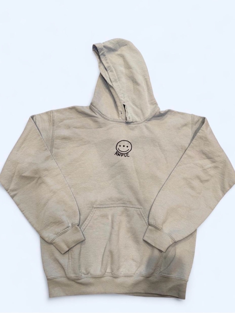Awful Cloth blue Pullover Hoodie